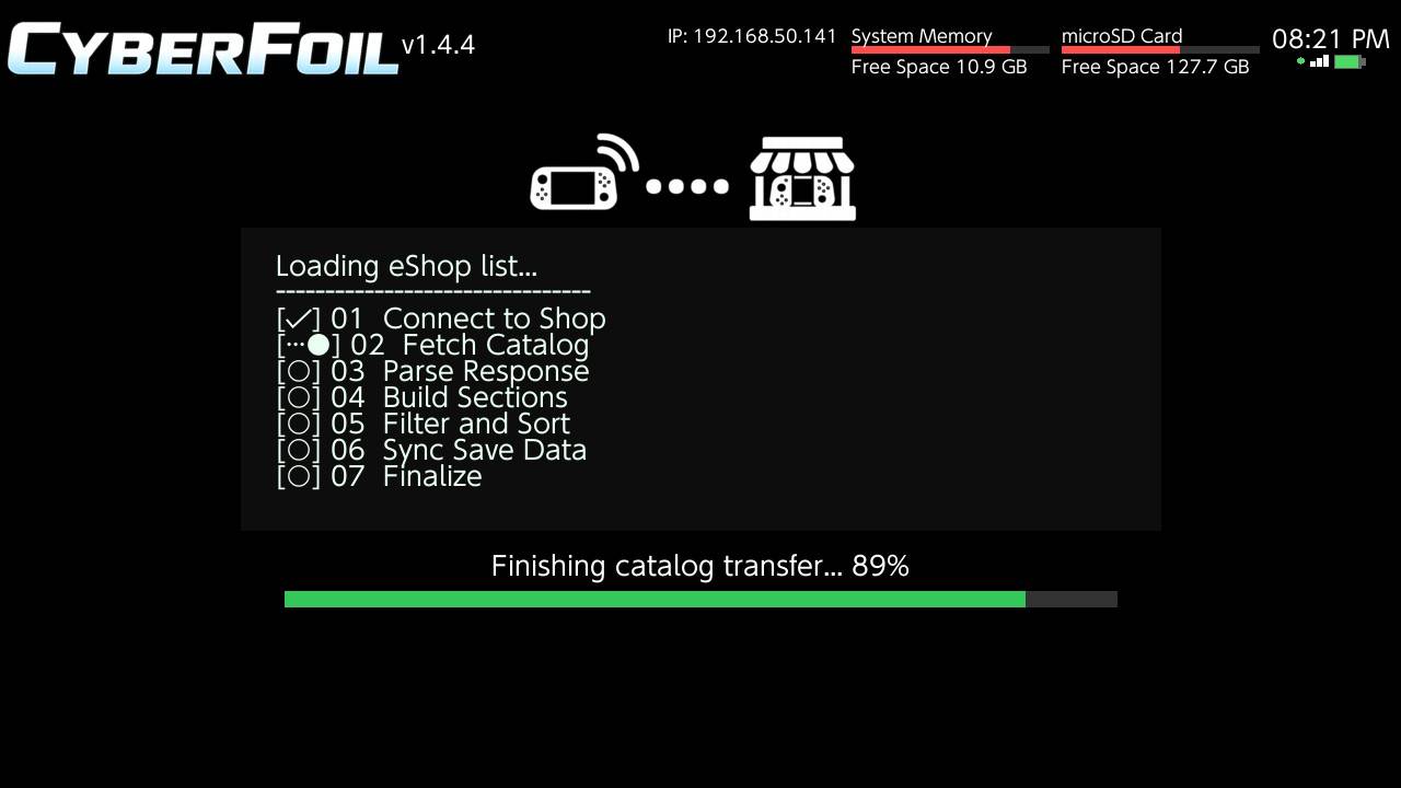 CyberFoil on Nintendo Switch, screenshot 5