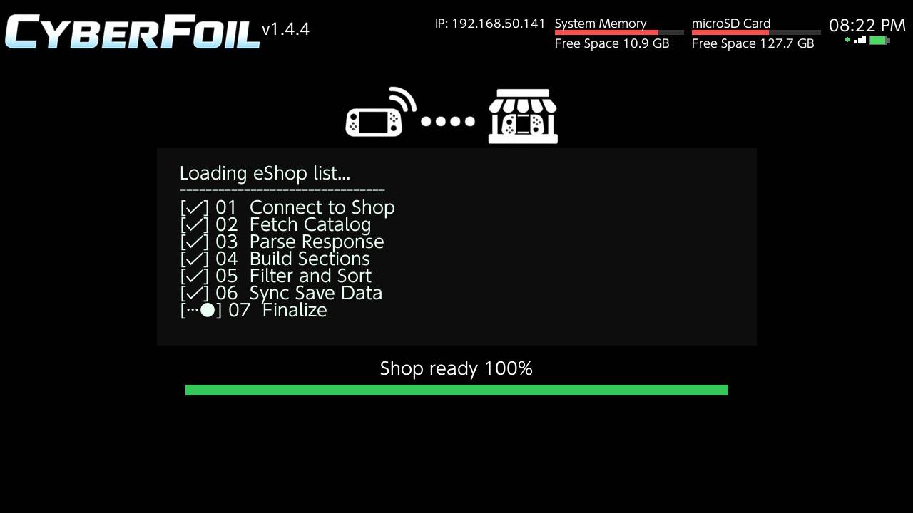 CyberFoil on Nintendo Switch, screenshot 6